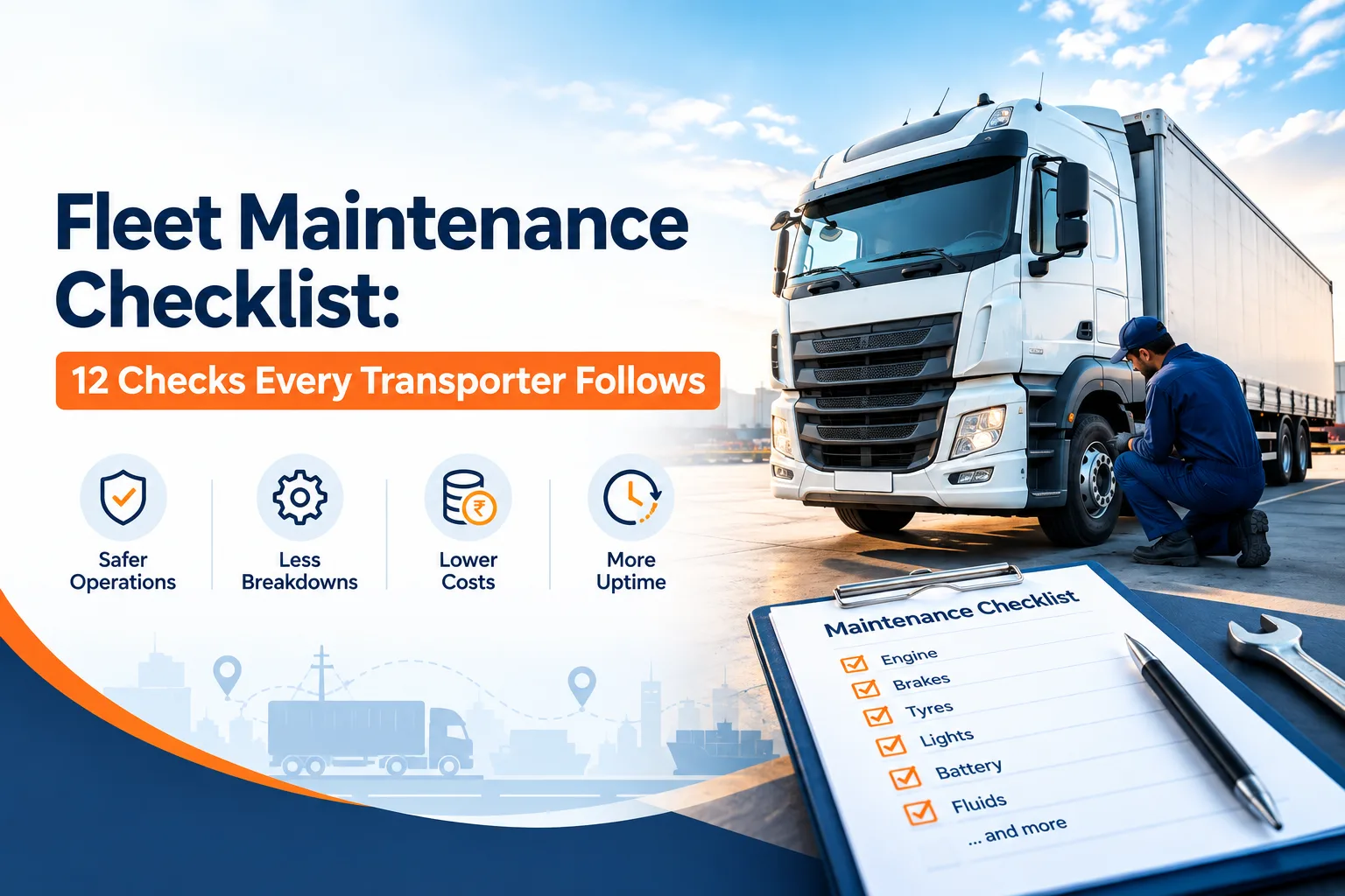 Fleet Maintenance Checklist: 12 Checks Every Transporter Follows
